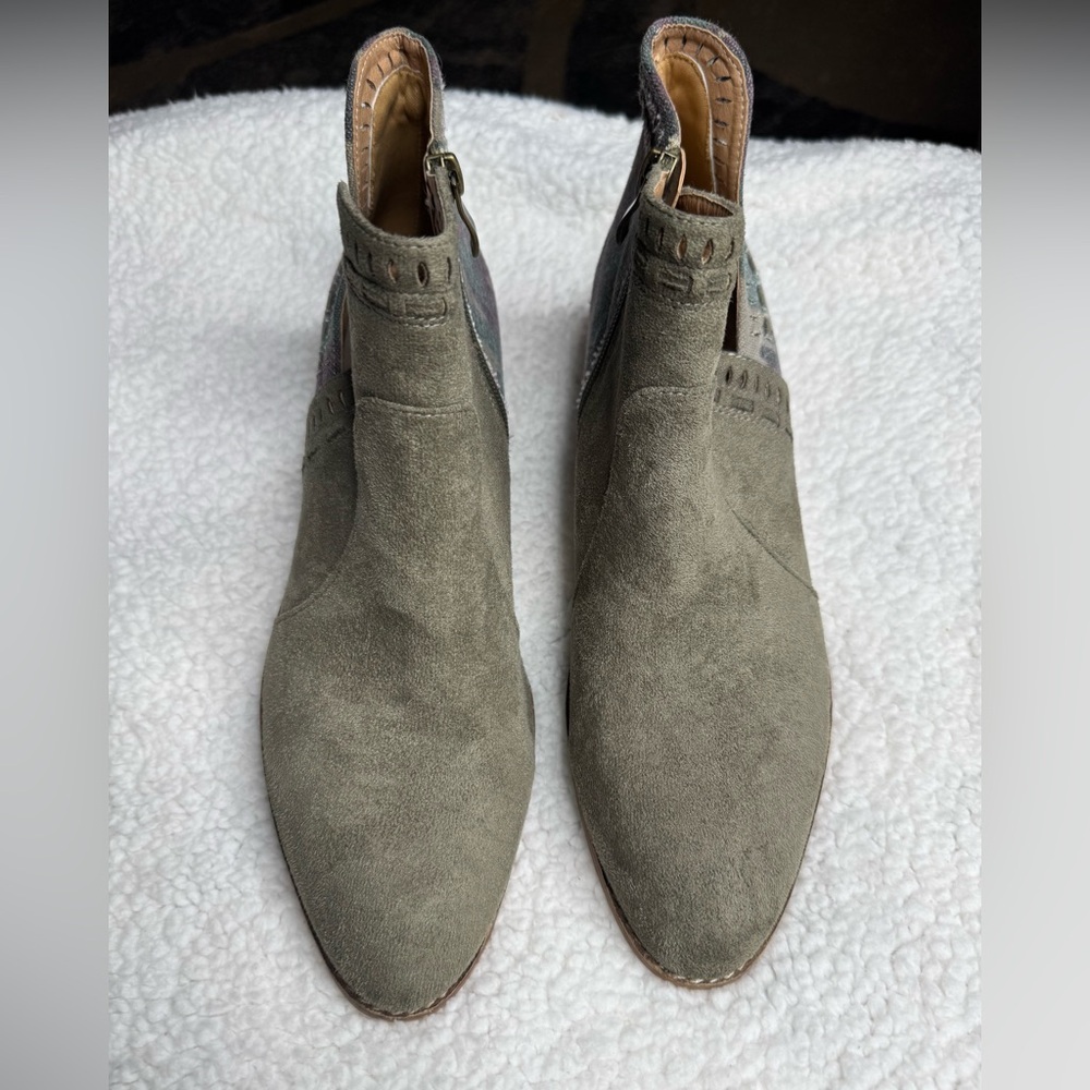 Corkys Index Green Camouflage Booties Sz 11 - Picture 5 of 15